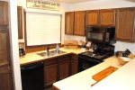 Mammoth Condo Rental Wildflower 41:Fully Equipped Kitchen With All New Appliances.